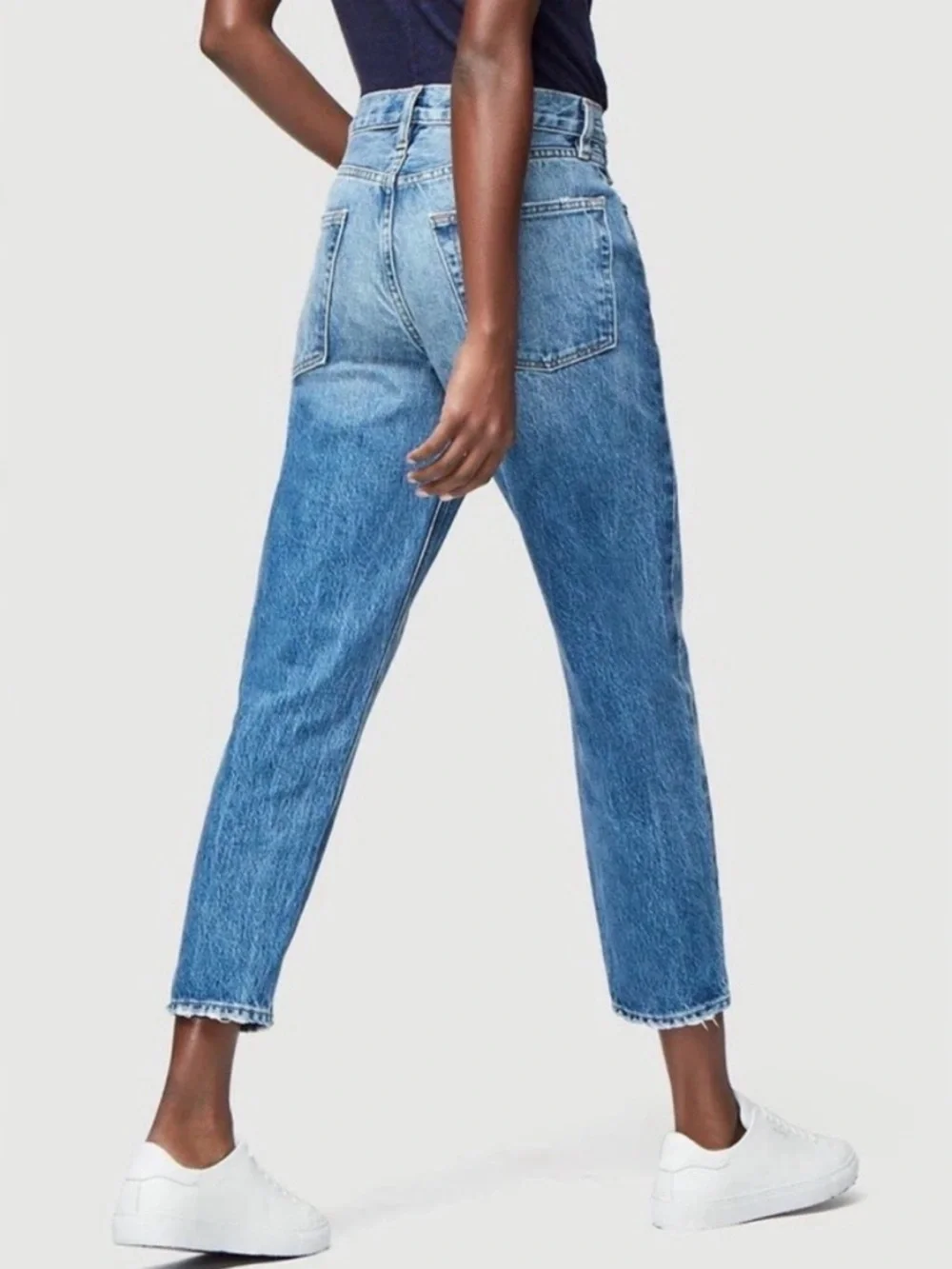 Frame Le Pegged Jean Women’s Size 30 Distressed Cropped Wiltern Suite Wash - Picture 2 of 10